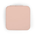 Travel Jewelry Case – Compact Pink Organizer for Rings, Earrings & Necklaces