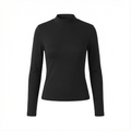 Essential Mock Neck Long Sleeve T-Shirt