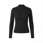 Essential Mock Neck Long Sleeve T-Shirt