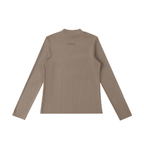 Essential Mock Neck Long Sleeve T-Shirt